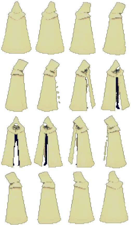 The Leaden Copes, turning on itself: sixteen views rendered from the game itself.